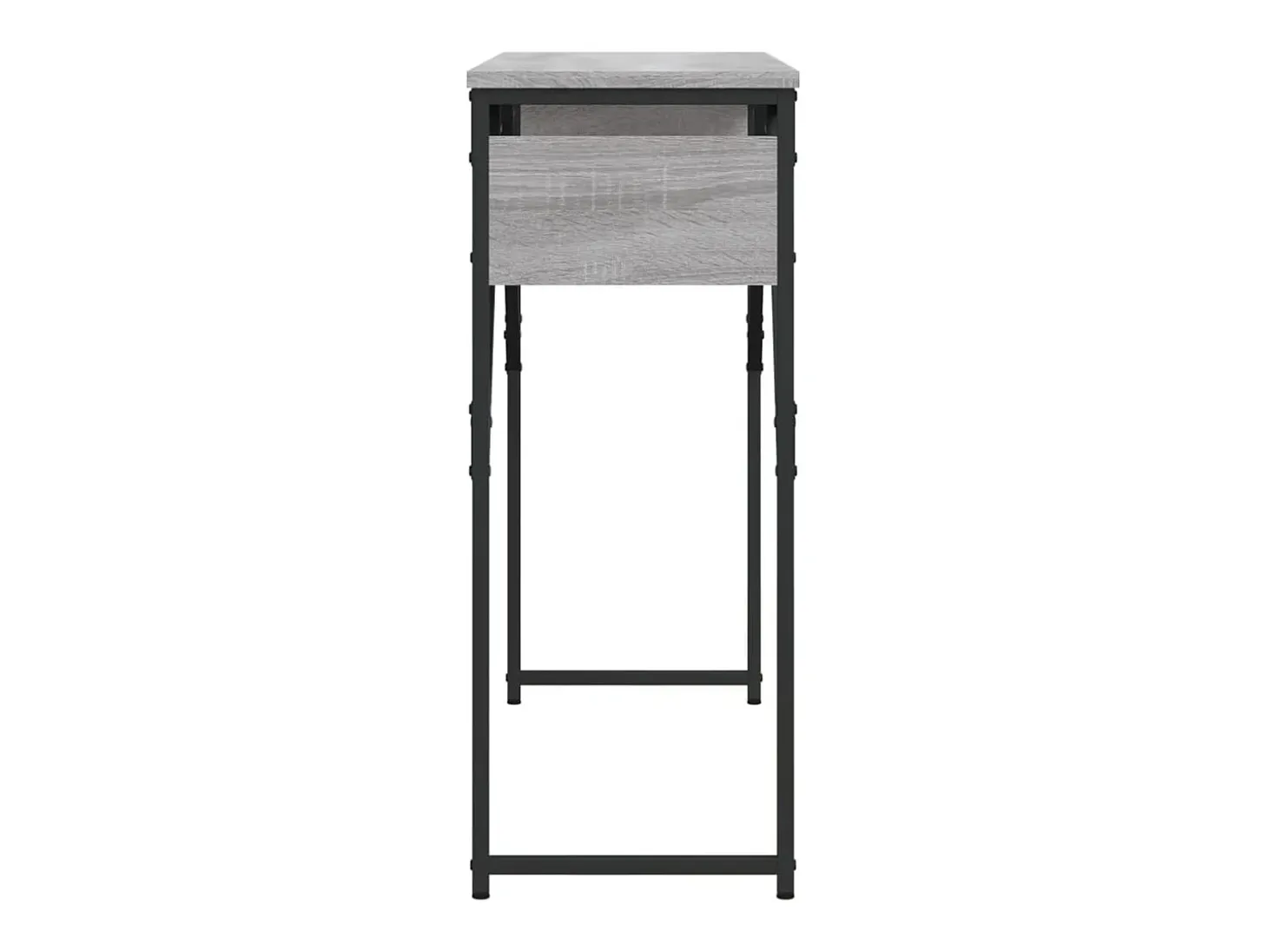 Mesa consola estante madera ingeniería Sonoma gris 105x30x75 cm ES851355