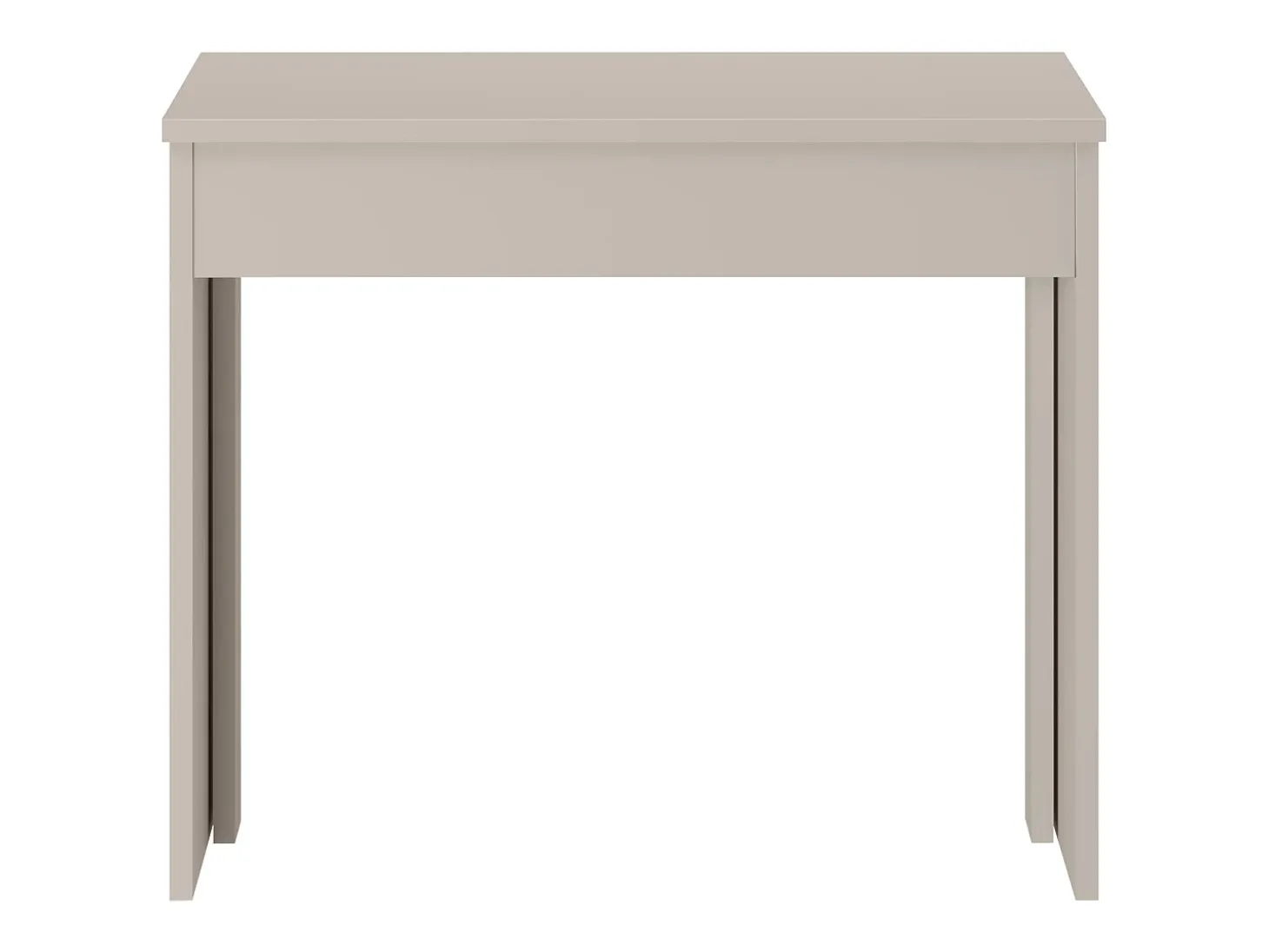 Mesa consola extensible 12 cubiertos - 6 extensiones - Beige - ONEGA