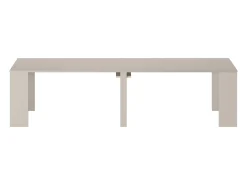 Mesa consola extensible 12 cubiertos - 6 extensiones - Beige - ONEGA