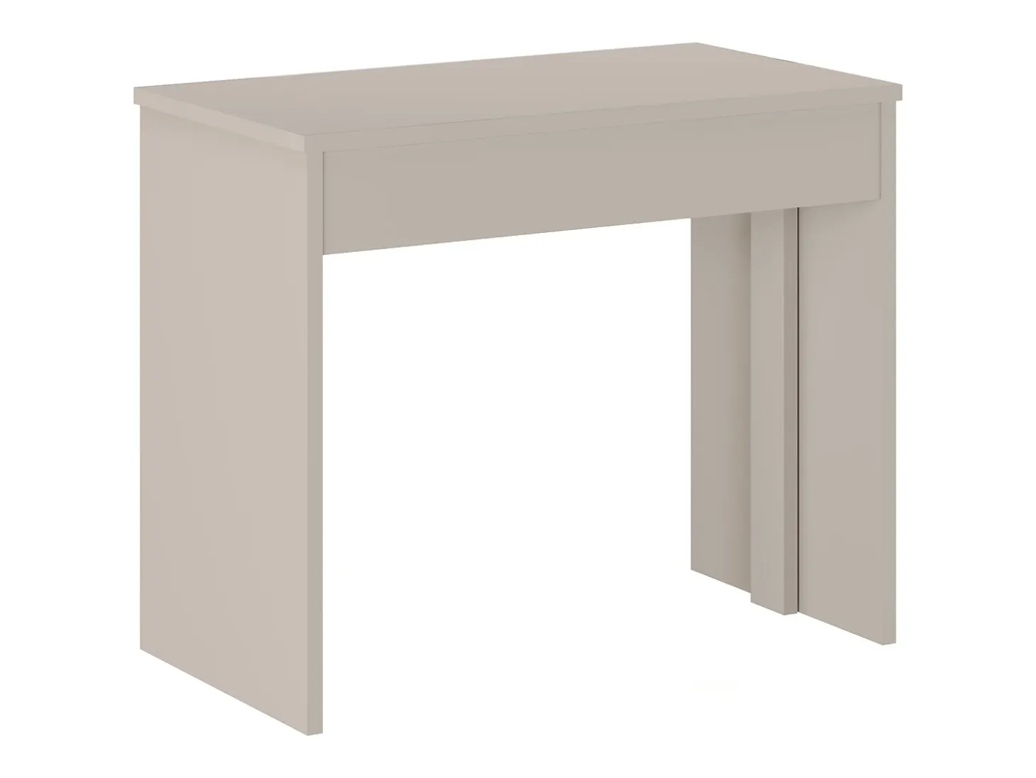 Mesa consola extensible 12 cubiertos - 6 extensiones - Beige - ONEGA