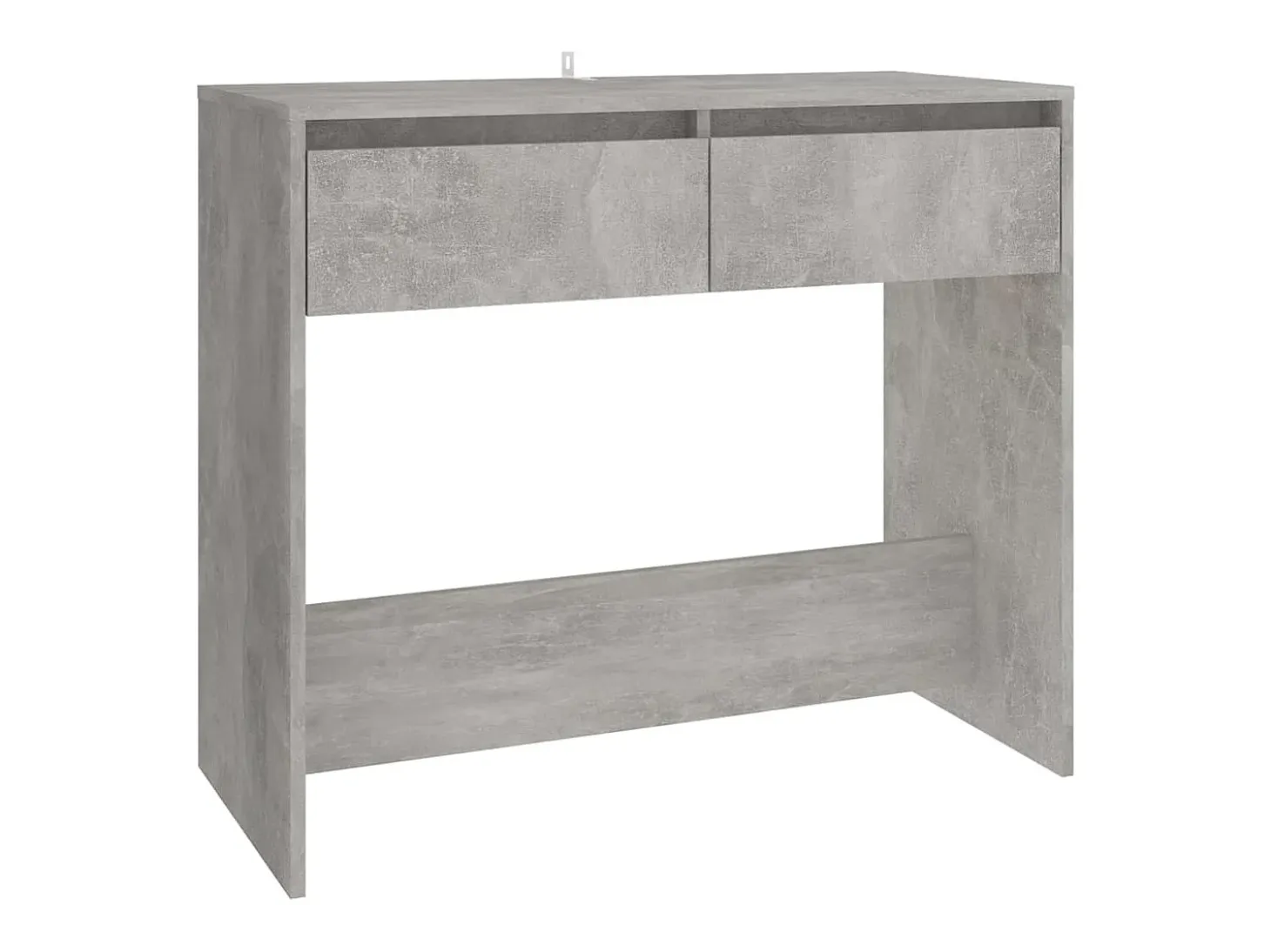 Mesa consola gris hormigón 89x41x76,5 cm madera de ingeniería
