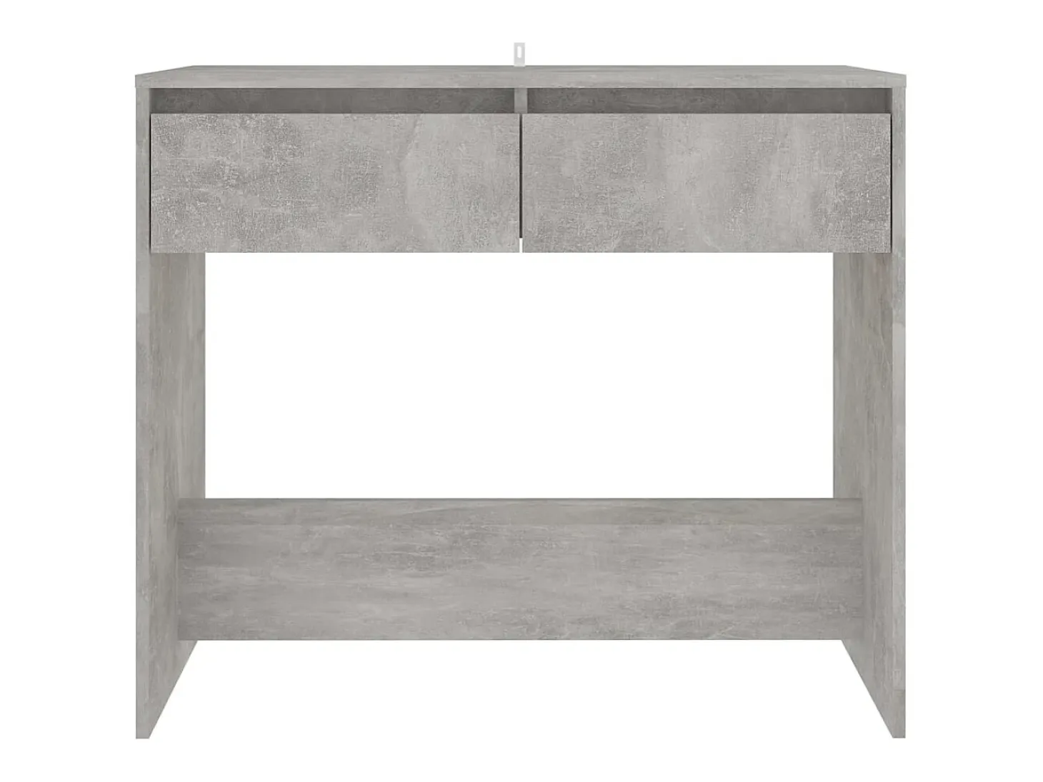 Mesa consola gris hormigón 89x41x76,5 cm madera de ingeniería