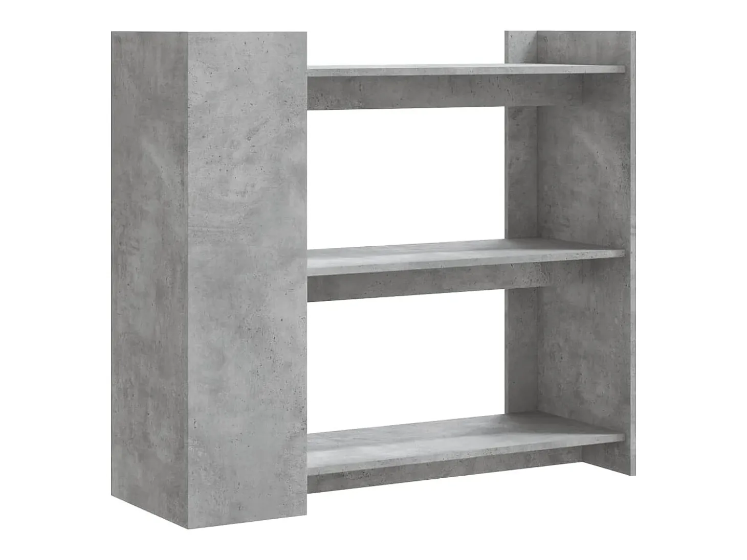 Mesa consola gris hormigón 100x35x90 cm madera de ingeniería