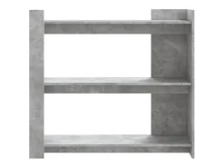 Mesa consola gris hormigón 100x35x90 cm madera de ingeniería