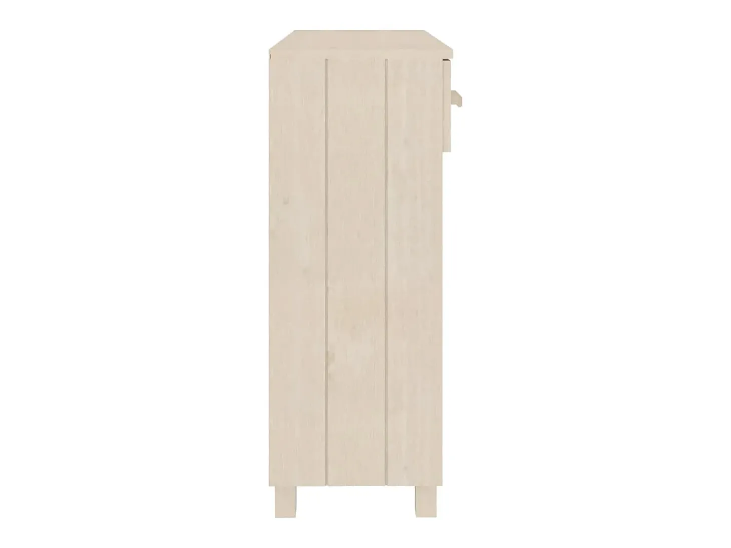 Mesa consola HAMAR madera maciza pino marrón miel 90x35x90 cm
