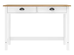 Mesa consola Hill con 2 cajones madera pino 110x45x74 cm ES616101
