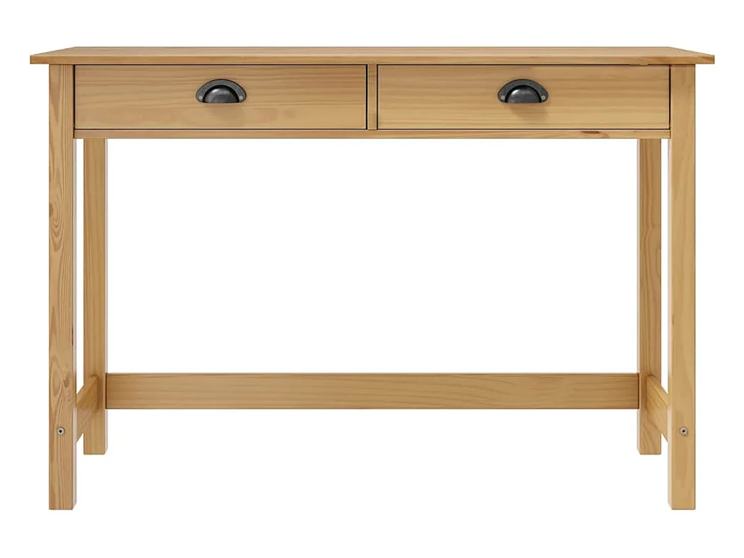 Mesa consola Hill con 2 cajones madera pino 110x45x74 cm