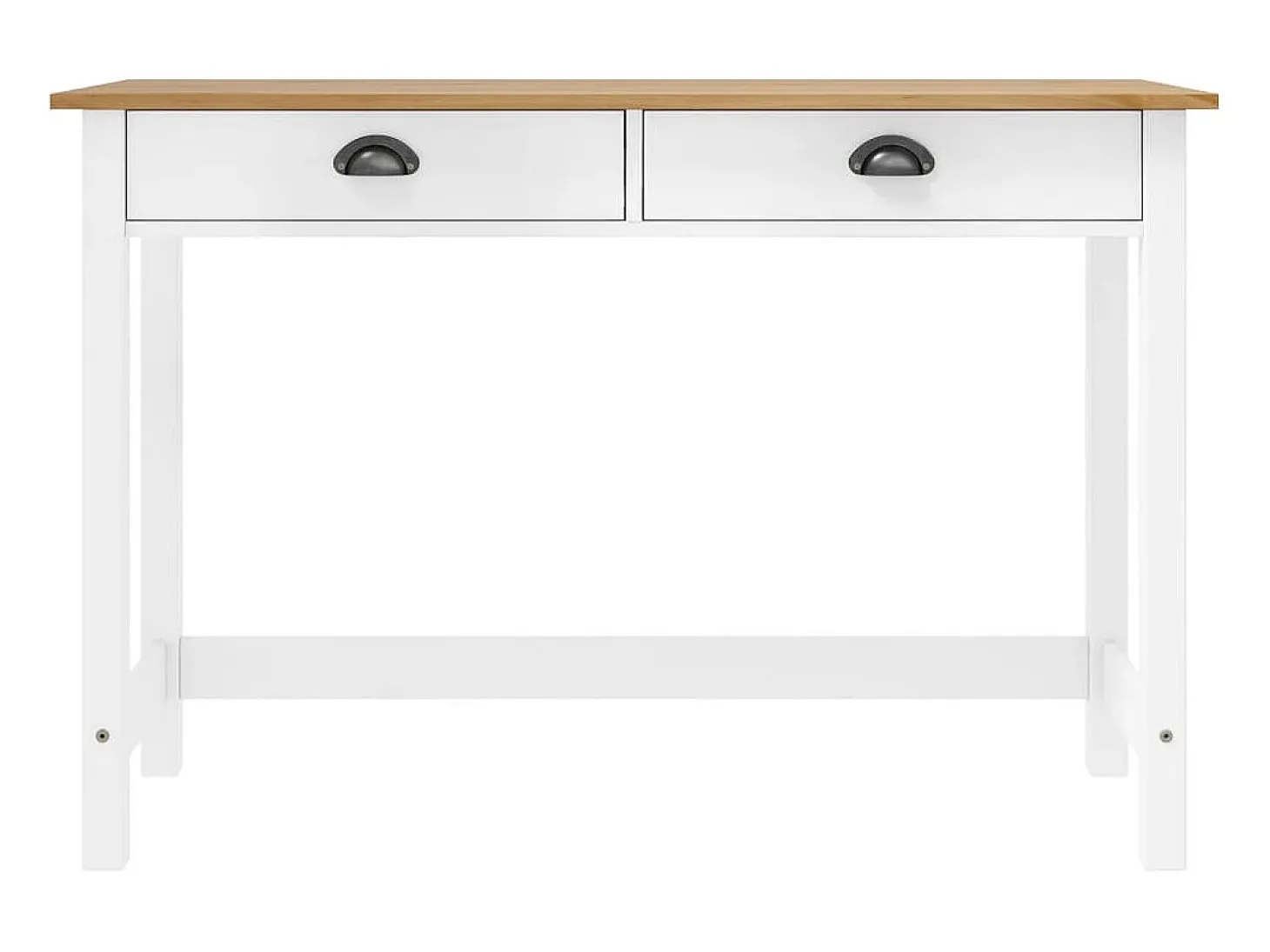 Mesa consola Hill con 2 cajones madera pino 110x45x74 cm