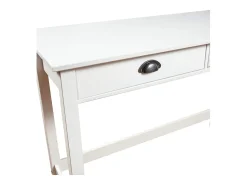 Mesa consola Hill con 2 cajones madera pino 110x45x74 cm
