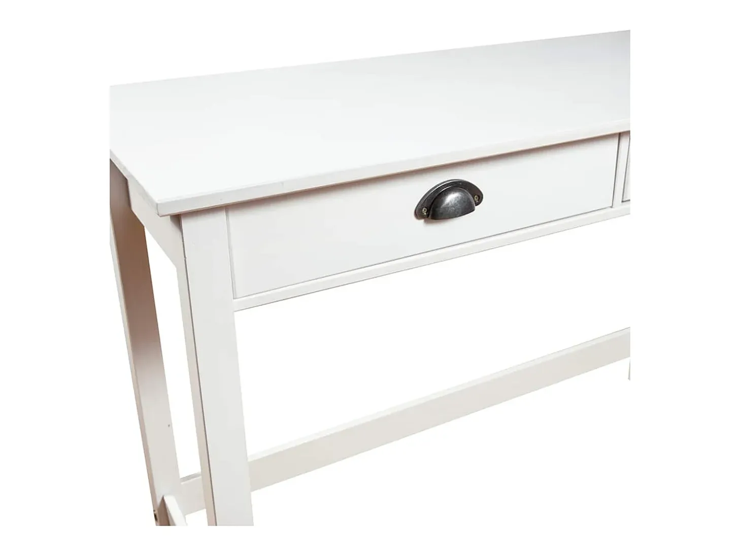 Mesa consola Hill con 2 cajones madera pino 110x45x74 cm