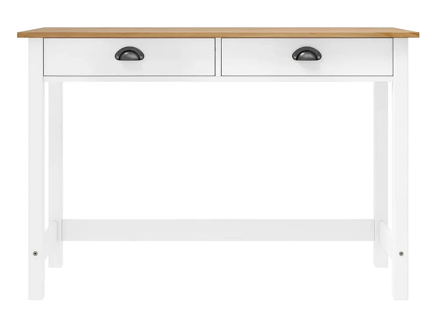 Mesa consola Hill con 2 cajones madera pino 110x45x74 cm