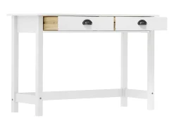 Mesa consola Hill con 2 cajones madera pino 110x45x74 cm