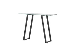 Mesa consola Horten negra.