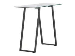 Mesa consola Horten negra.