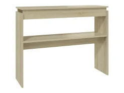 Mesa consola madera contrachapada roble Sonoma 102x30x80 cm