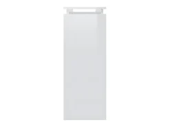 Mesa consola madera contrachapada blanco brillante 102x30x80 cm ES947749