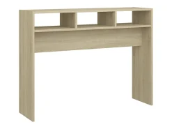 Mesa consola madera contrachapada roble Sonoma 105x30x80 cm