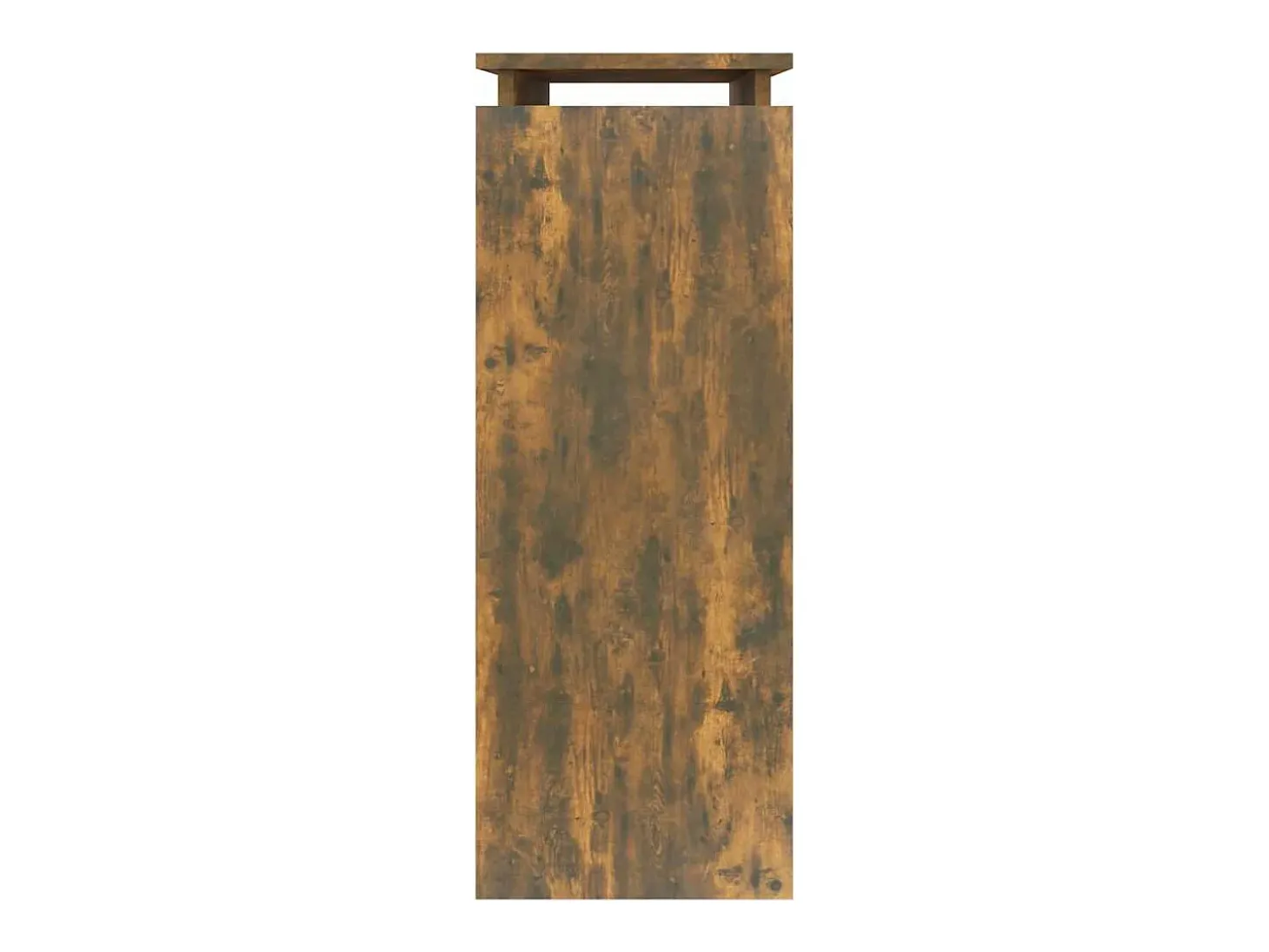 Mesa consola madera contrachapada roble ahumado 80x30x80 cm
