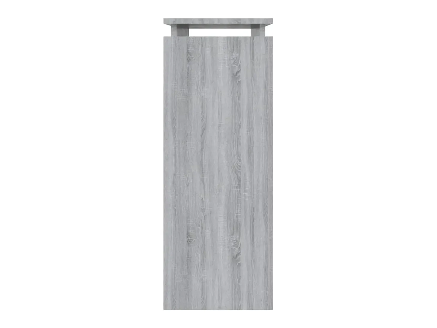Mesa consola madera contrachapada gris Sonoma 80x30x80 cm ES403403