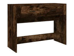 Mesa consola madera contrachapada roble ahumado 100x39x75 cm ES363725