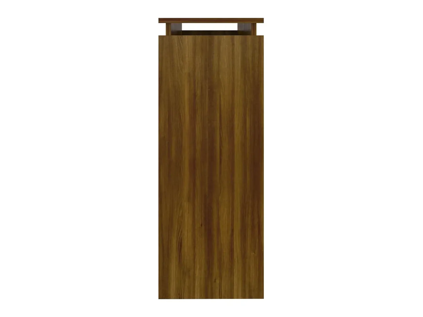 Mesa consola madera contrachapada roble marrón 102x30x80 cm