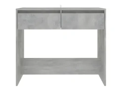 Mesa consola madera contrachapada gris hormigón 89x41x76,5 cm ES123867