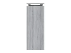 Mesa consola madera contrachapada gris Sonoma 102x30x80 cm