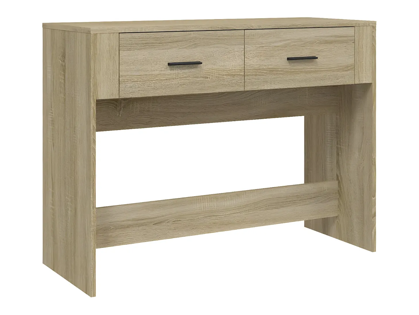 Mesa consola madera contrachapada roble Sonoma 100x39x75 cm ES422612