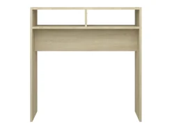 Mesa consola madera contrachapada roble Sonoma 78x30x80 cm