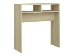 Mesa consola madera contrachapada roble Sonoma 78x30x80 cm