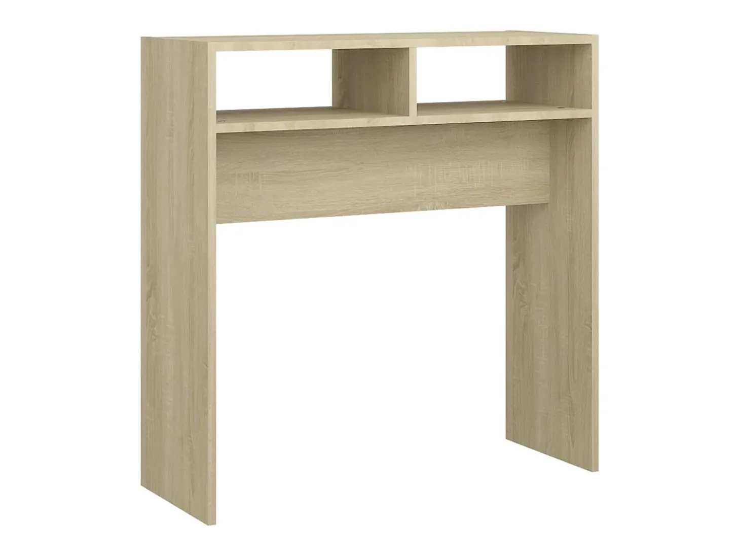 Mesa consola madera contrachapada roble Sonoma 78x30x80 cm