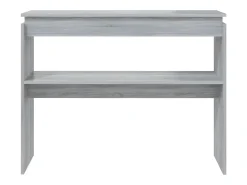Mesa consola madera contrachapada gris Sonoma 102x30x80 cm ES774064