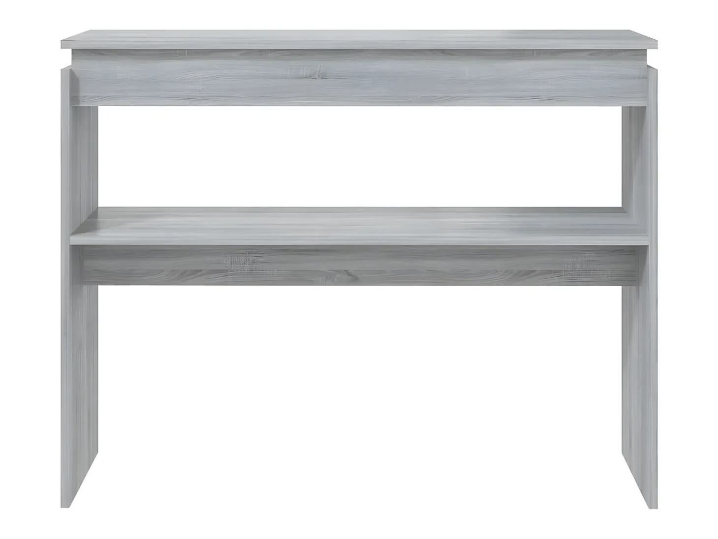 Mesa consola madera contrachapada gris Sonoma 102x30x80 cm ES774064