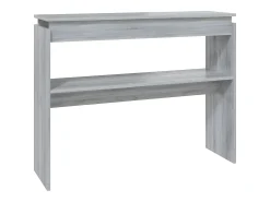 Mesa consola madera contrachapada gris Sonoma 102x30x80 cm ES774064