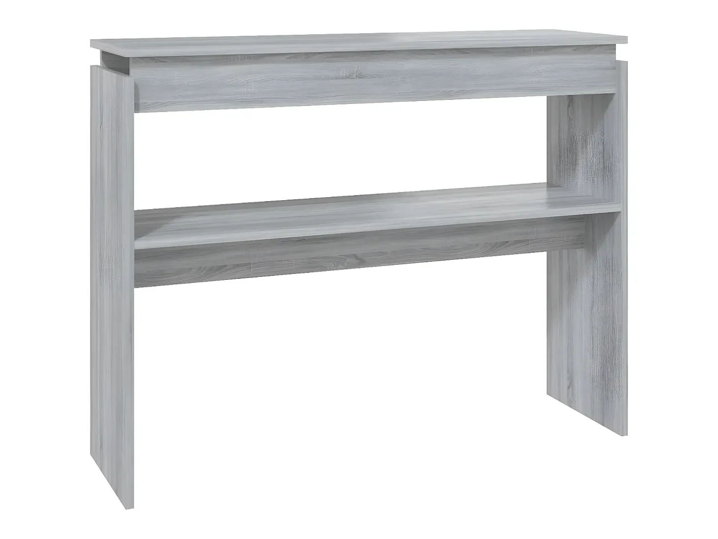Mesa consola madera contrachapada gris Sonoma 102x30x80 cm ES774064