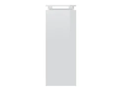 Mesa consola madera contrachapada blanco brillante 102x30x80 cm