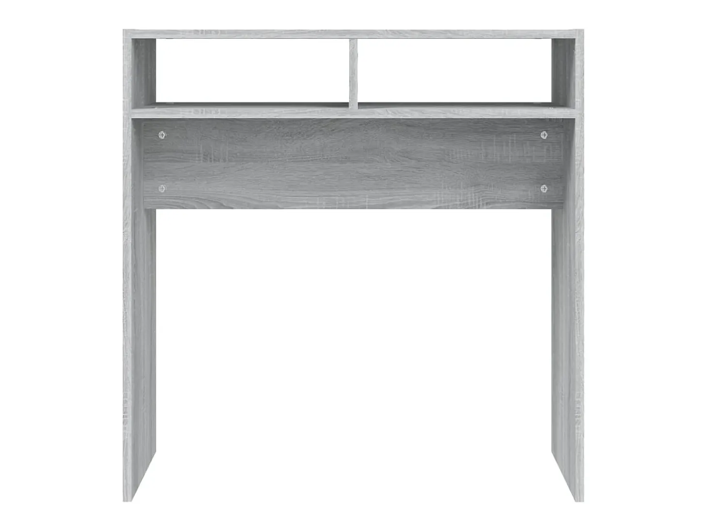 Mesa consola madera contrachapada gris Sonoma 78x30x80 cm