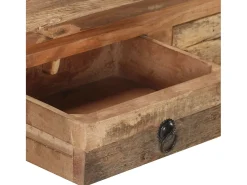 Mesa consola madera de acacia y madera reciclada 90,5x30x75cm