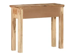 Mesa consola madera de acacia y madera reciclada 90,5x30x75cm
