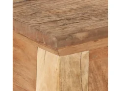 Mesa consola madera de acacia y madera reciclada 90,5x30x75cm