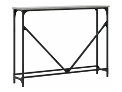 Mesa consola madera de ingeniería gris Sonoma 102x22,5x75 cm