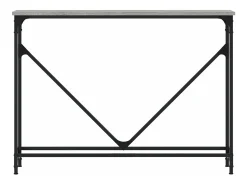 Mesa consola madera de ingeniería gris Sonoma 102x22,5x75 cm