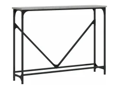 Mesa consola madera de ingeniería gris Sonoma 102x22,5x75 cm