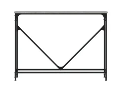 Mesa consola madera de ingeniería gris Sonoma 102x22,5x75 cm ES481746