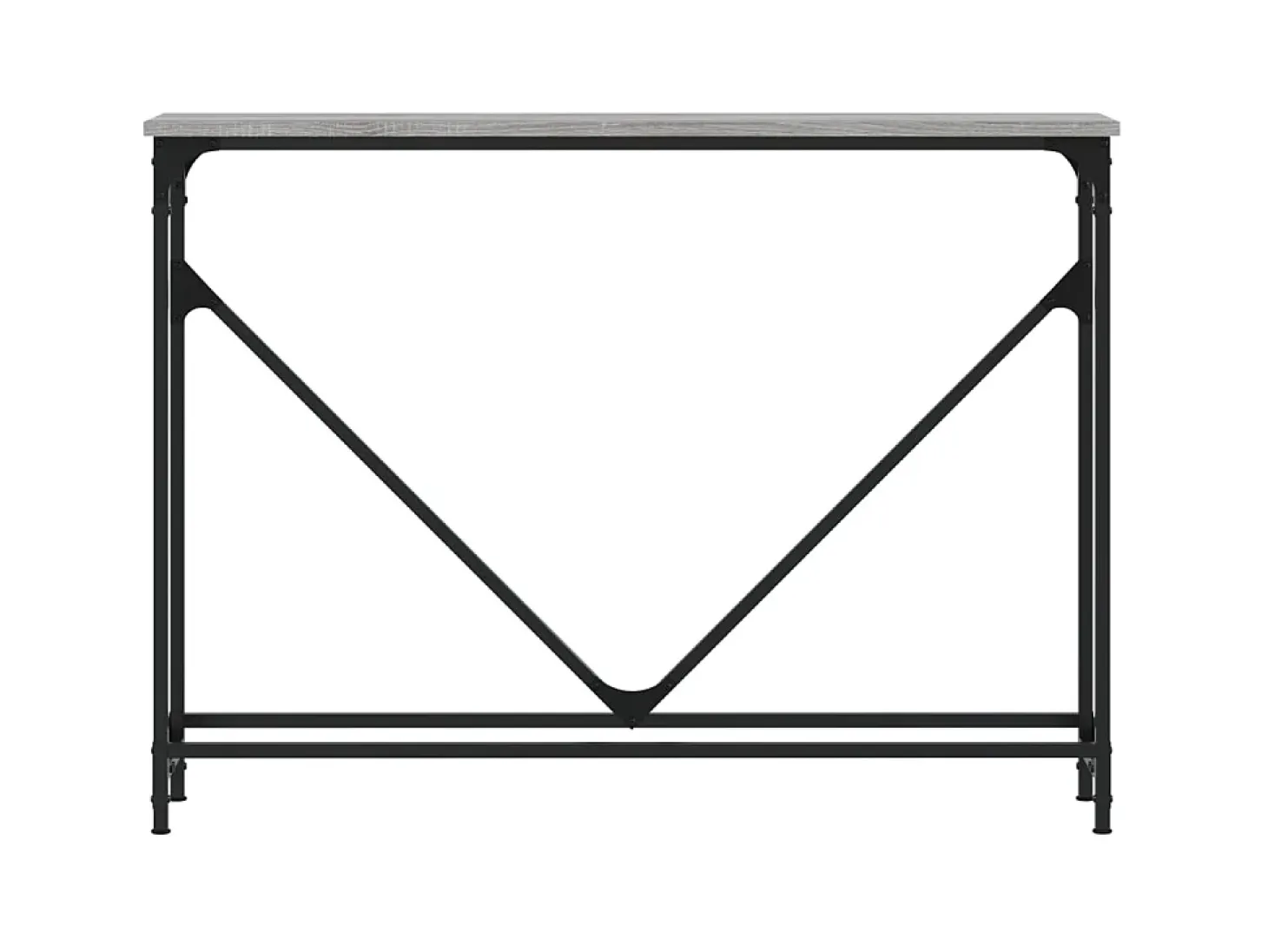 Mesa consola madera de ingeniería gris Sonoma 102x22,5x75 cm ES481746