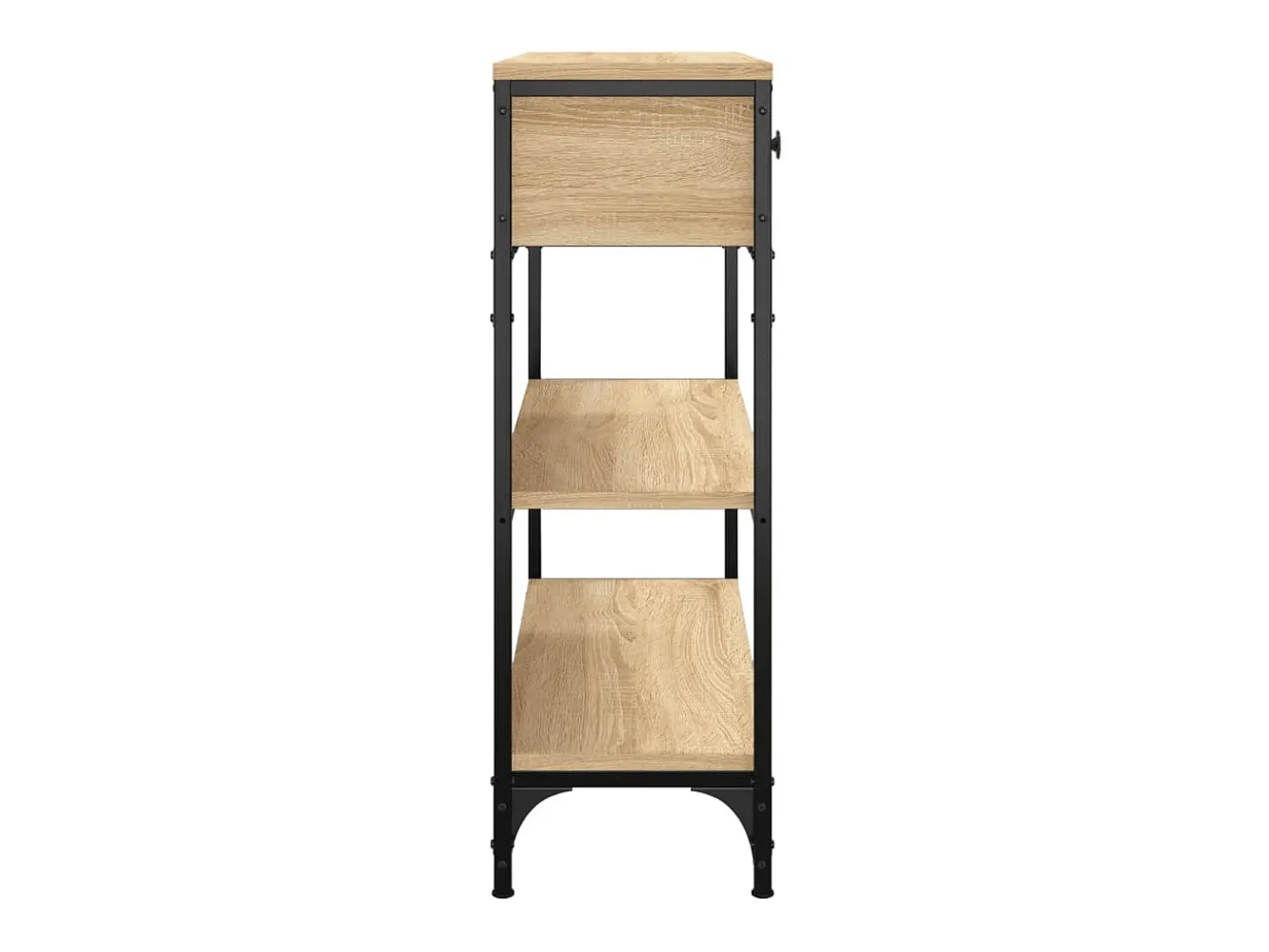 Mesa consola madera de ingeniería roble Sonoma 72,5x25x75 cm