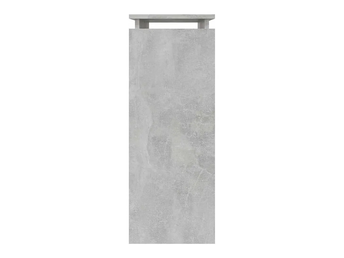 Mesa consola madera de ingeniería gris 80x30x80 cm