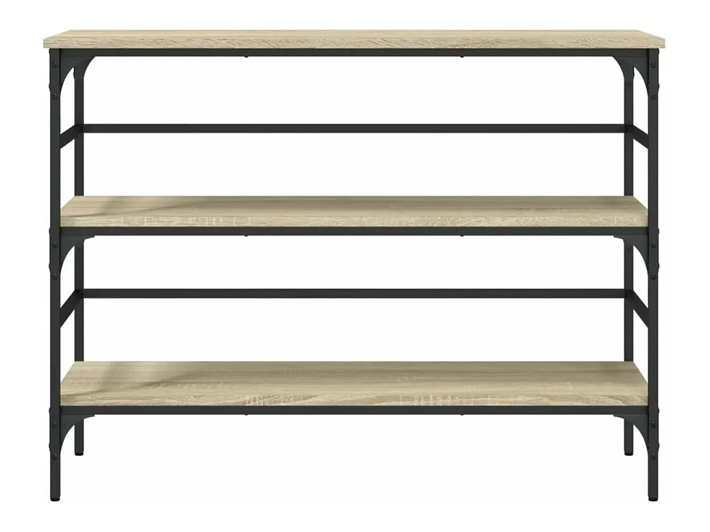 Mesa consola madera de ingeniería roble Sonoma 100x32x75 cm