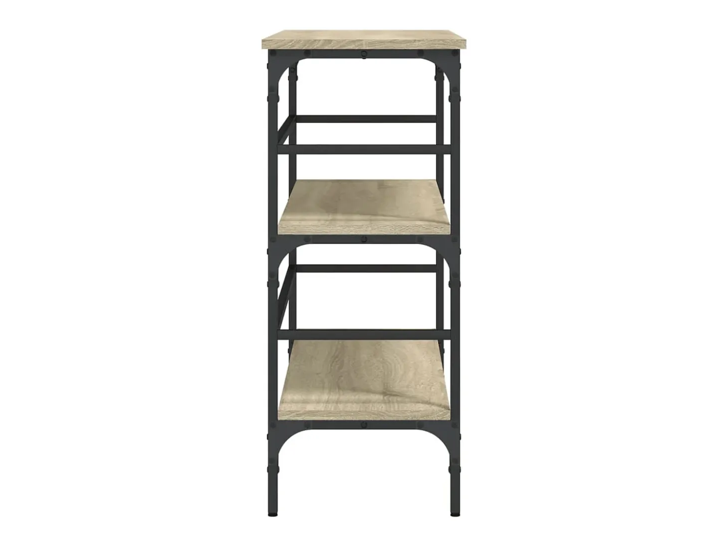 Mesa consola madera de ingeniería roble Sonoma 100x32x75 cm
