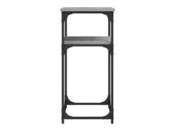 Mesa consola madera de ingeniería gris Sonoma 75x35,5x75 cm ES541400